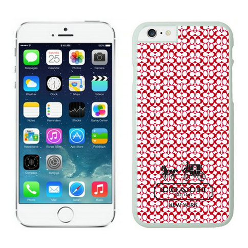 Coach In Confetti Signature Red iPhone 6 Cases EYS | Women - Click Image to Close